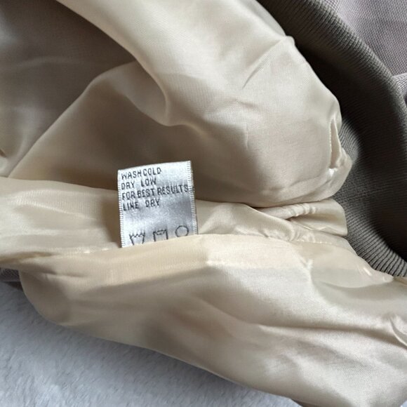 Vintage Tehama Nancy Haley Womens 1/4 Zip Pullover Windbreaker Jacket Medium Tan - Picture 6 of 10